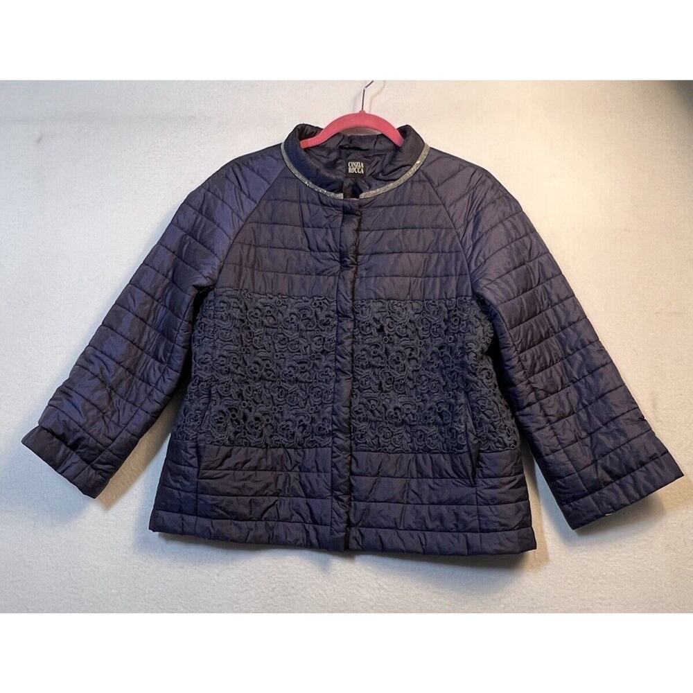 Cinzia Rocca Coat Blue‎ Size 8